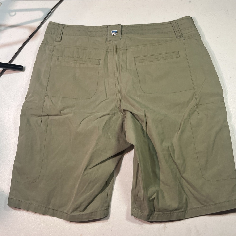 Kuhl Spire Hiking Utility Shorts Womens 10 Olive 10" Outdoor Camp Hking Gorpcore - Picture 7 of 12